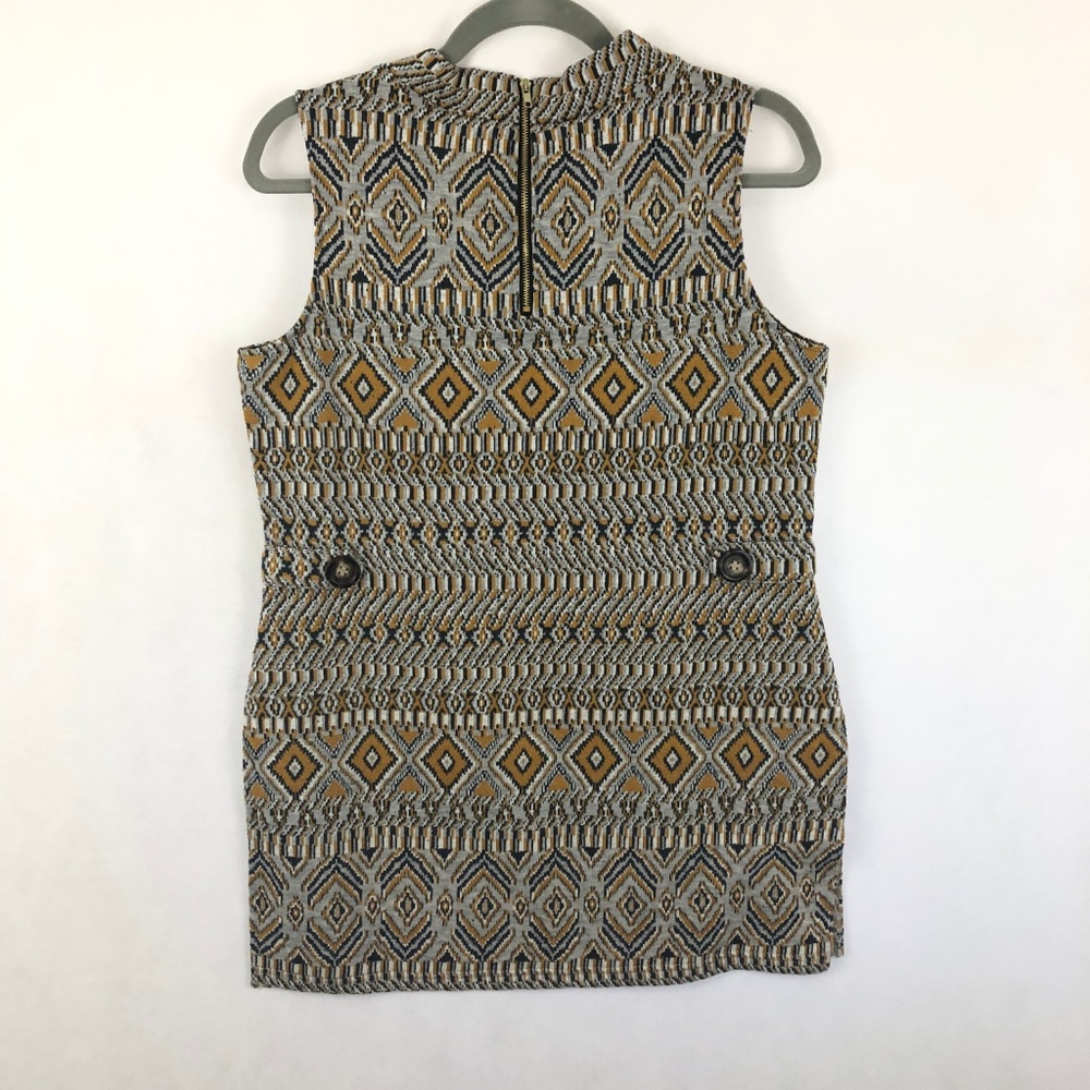 Romeo + Juliet Couture Tribal Print Tunic Top L - Picture 4 of 7